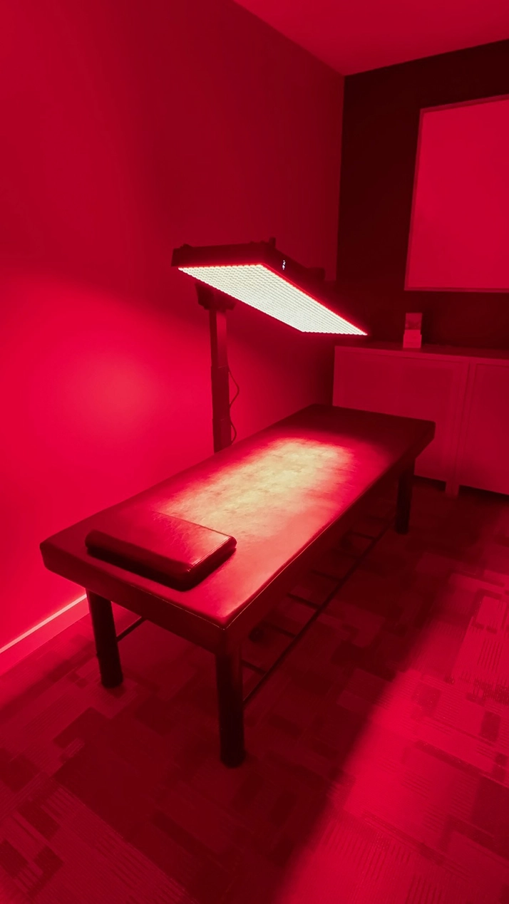 Chiropractic Jackson MI Red Light Therapy Room